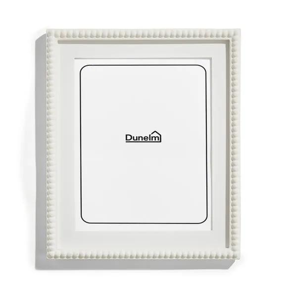 Bobbin Photo Frame - White