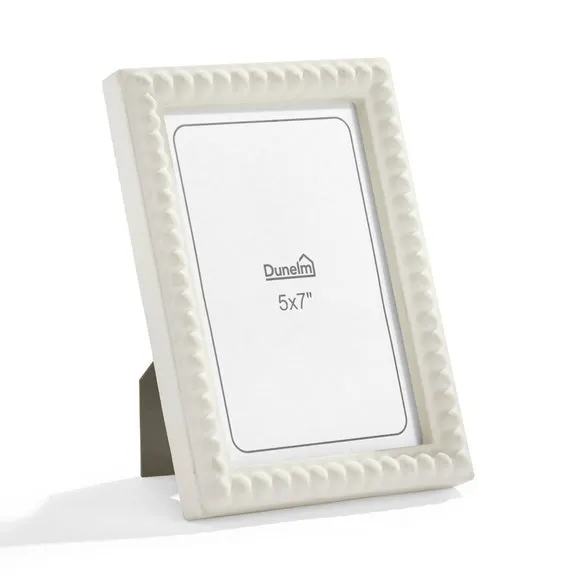 Bobbin Photo Frame - White