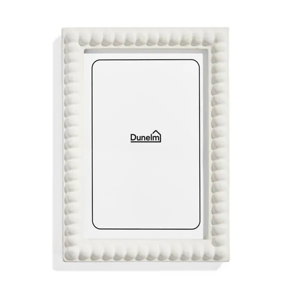 Bobbin Photo Frame - White