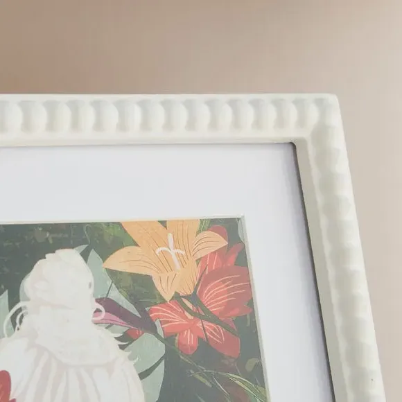 Bobbin Photo Frame - White