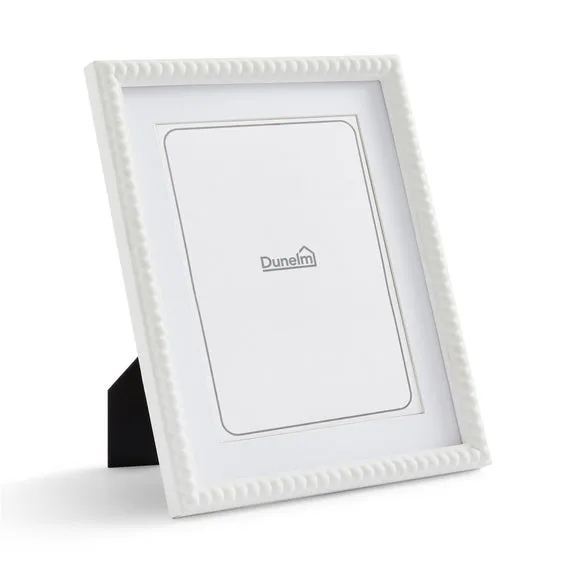 Bobbin Photo Frame - White
