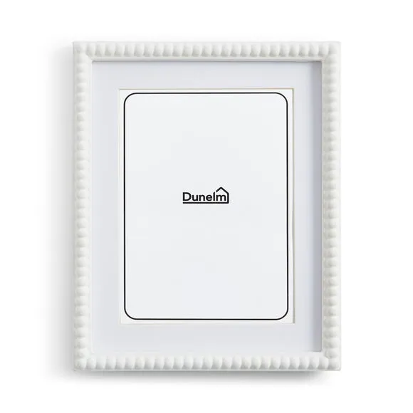 Bobbin Photo Frame - White