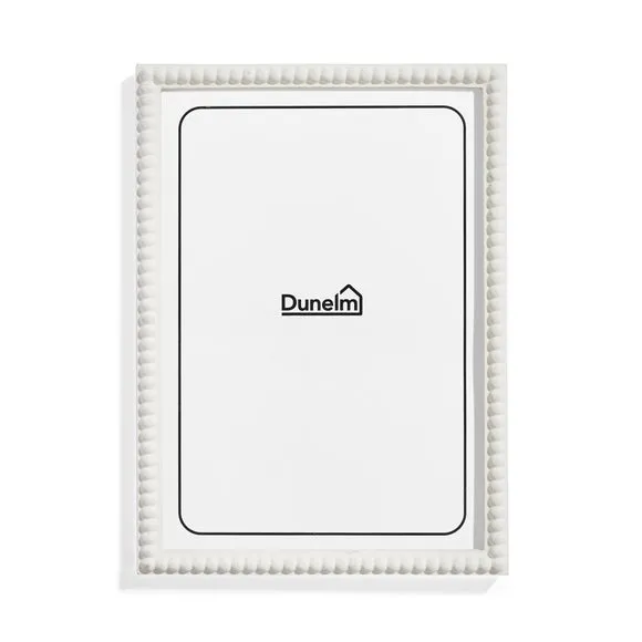 Bobbin Photo Frame - White