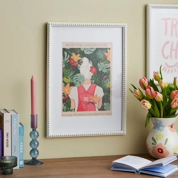 Bobbin Photo Frame - White