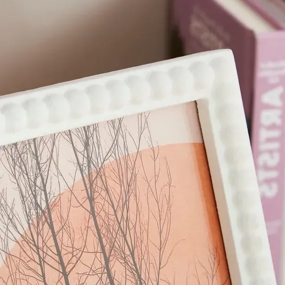 Bobbin Photo Frame - White