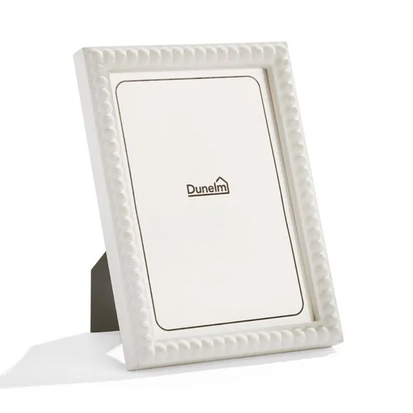 Bobbin Photo Frame - White