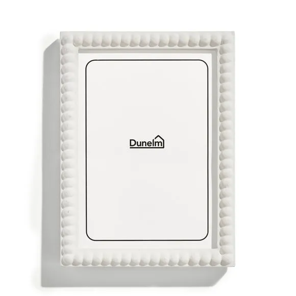 Bobbin Photo Frame - White