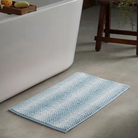 Bobble Bath Mat with Non-Slip Base - Blue image