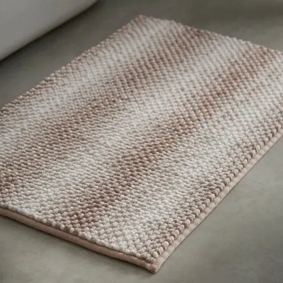 Bobble Bath Mat with Non-Slip Base - Brown