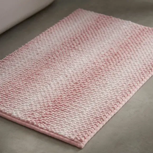 Bobble Bath Mat with Non-Slip Base - Pink