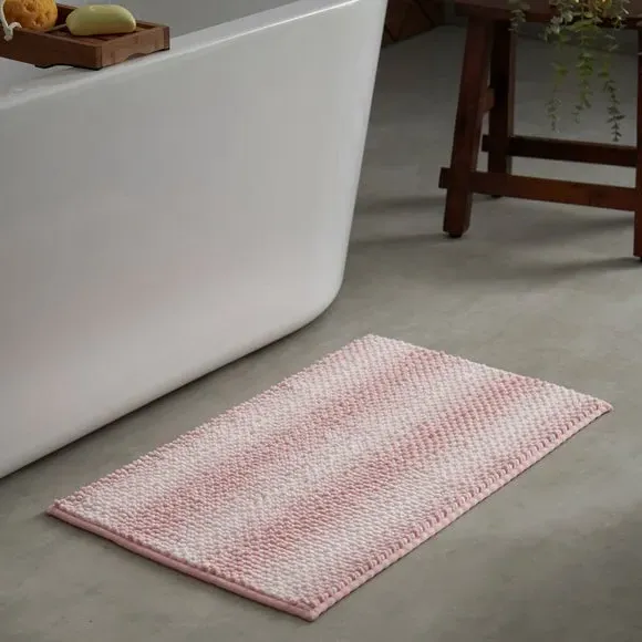 Bobble Bath Mat with Non-Slip Base - Pink