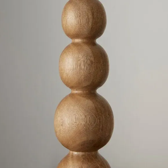 Bobble Table Lamp Base - Wood