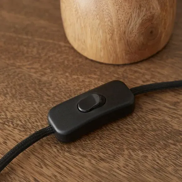 Bobble Table Lamp Base - Wood