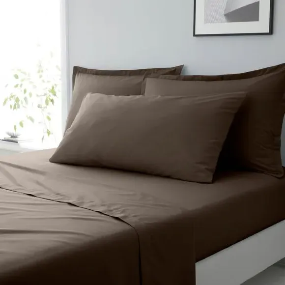 Body Pillowcase - Chocolate, Cotton image