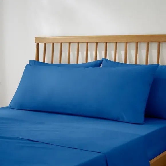 Body Pillowcase - Classic Blue, Cotton