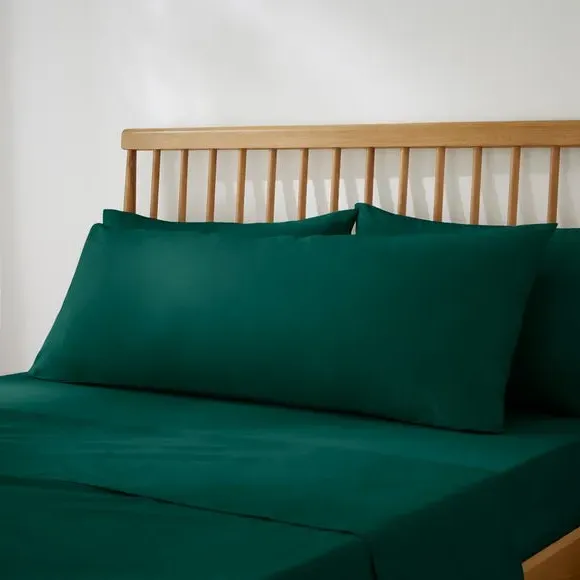 Body Pillowcase - Emerald, Cotton
