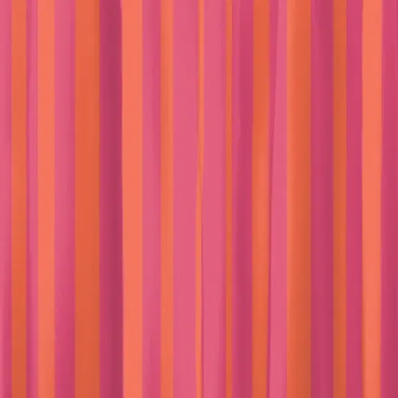 Bold Stripe Shower Curtain - Fuchsia, Polyester
