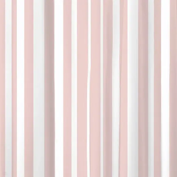 Bold Stripe Shower Curtain - Peach, Polyester