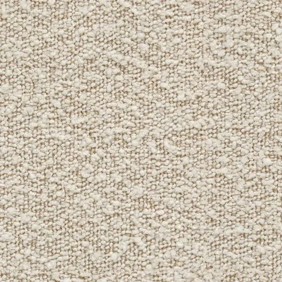 Bolster Accent Chair - Natural, Boucle Fabric