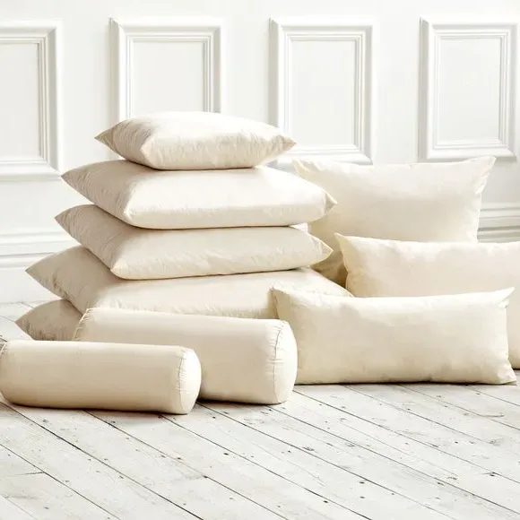 Bolster Cushion Pad - Cream, Duck Feather