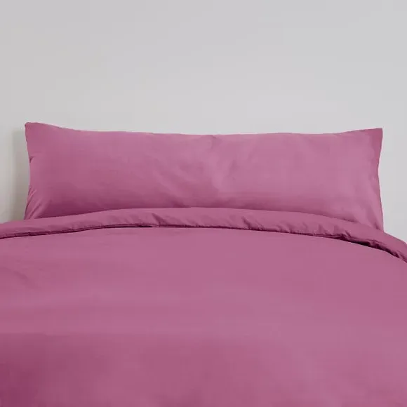 Bolster Pillowcase Non Iron - Pink, Cotton Blend image