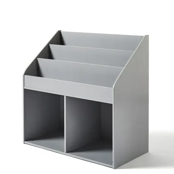 Bookcase with Storage - Grey