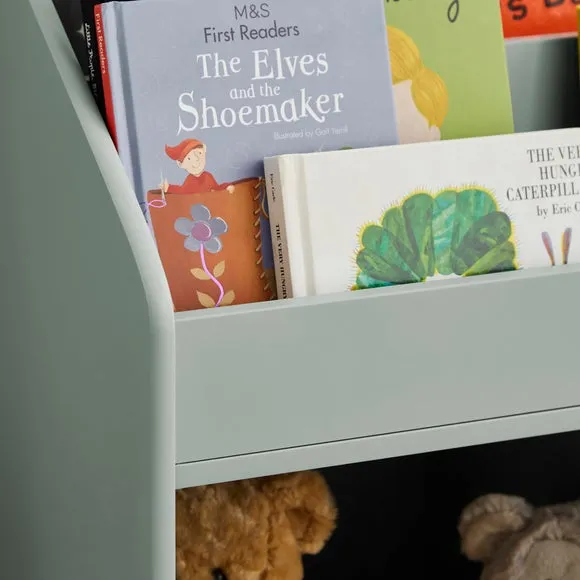 Bookcase with Storage - Sage