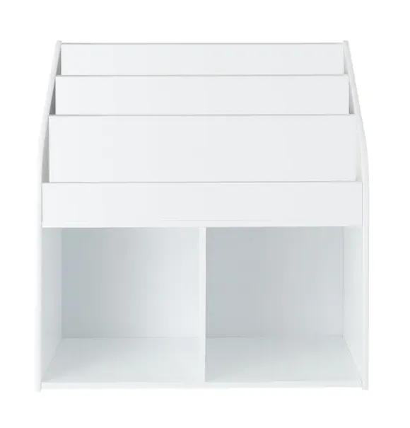Bookcase with Storage - White