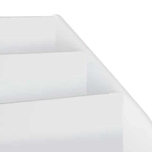 Bookcase with Storage - White