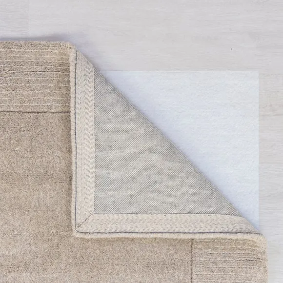 Border Rug Hand Tufted - Natural, Wool