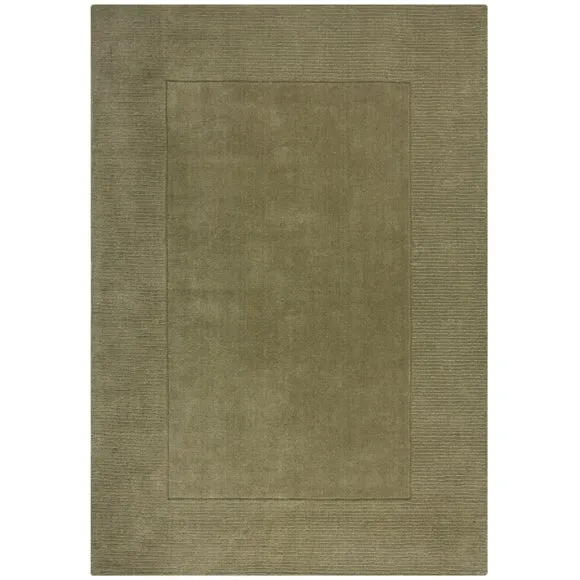 Border Rug Hand Tufted - Pistachio, Wool
