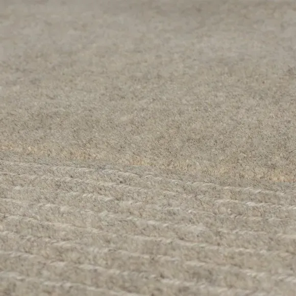 Border Runner Rug - Natural, Wool
