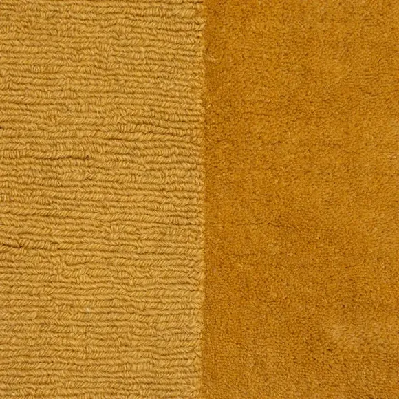 Border Runner Rug - Ochre, Wool