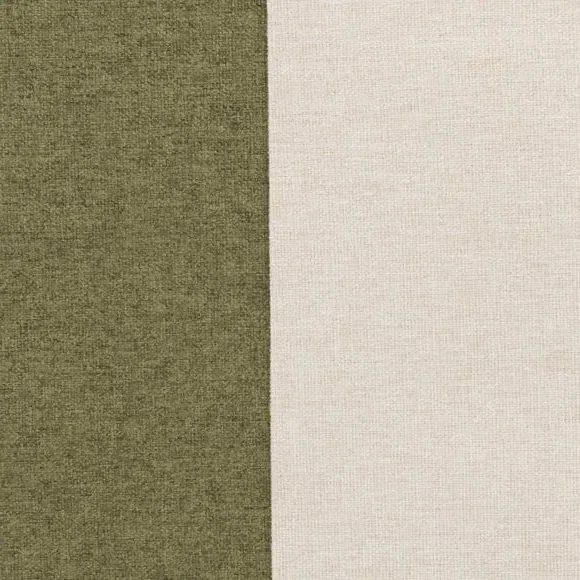 Bordered Blackout Roman Blind - Olive, Fabric