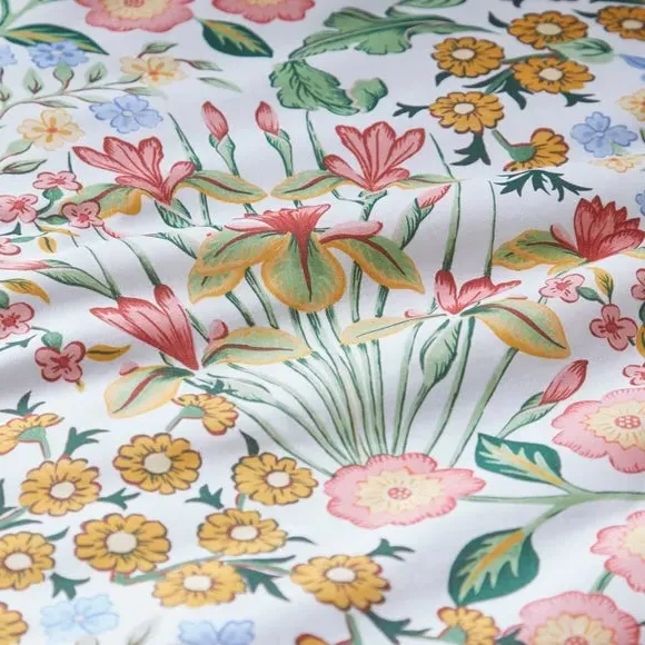 Botanical Duvet Cover Set - Blue, Polycotton