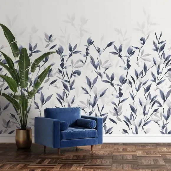 Botanical Wall Mural - Green