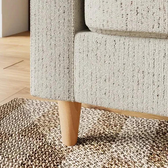 Boucle Armchair - Ivory, Fabric