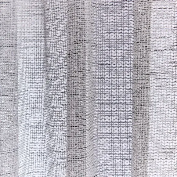 Boucle Voile Panel with Multiway Header - Grey