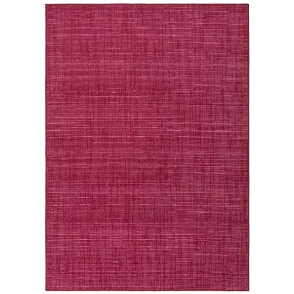 Boucle Washable Rug - Burgundy
