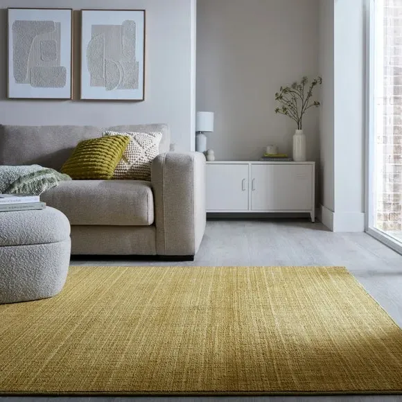 Boucle Washable Rug - Citrine