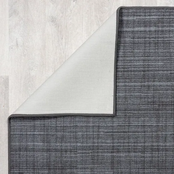 Boucle Washable Rug - Grey