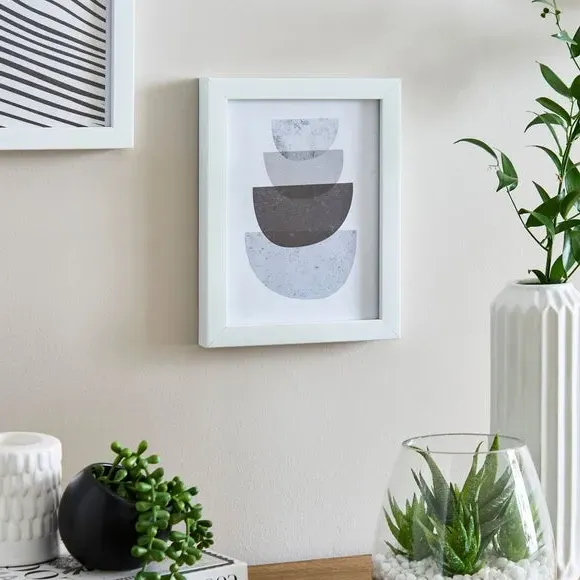 Box Photo Frame - White