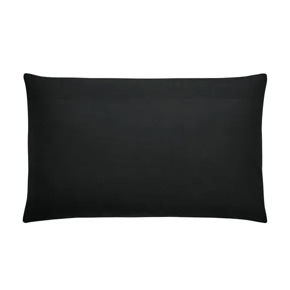 Box Pillowcase - Black, Cotton