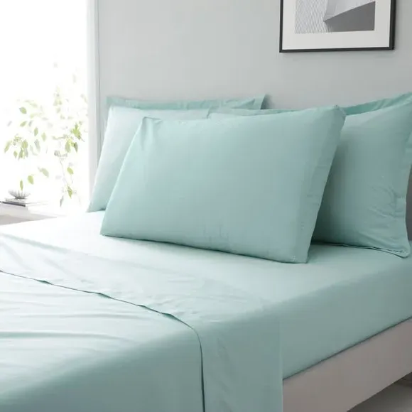 Box Pillowcase - Seafoam, Cotton