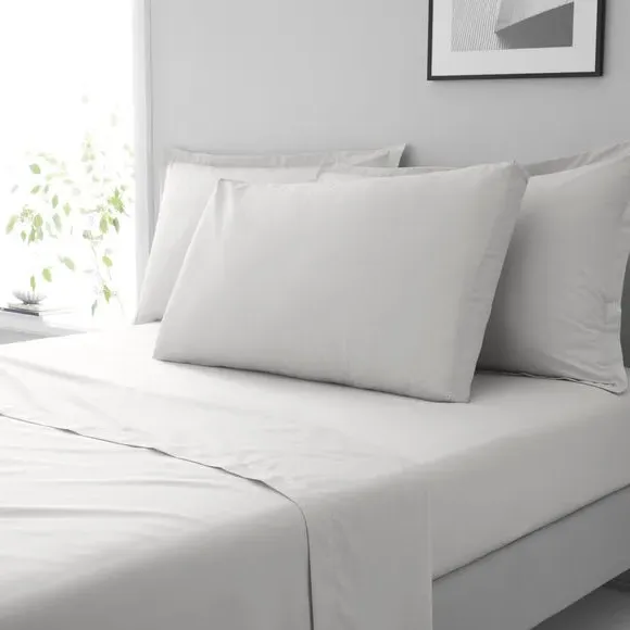 Box Pillowcase - Silver, Cotton