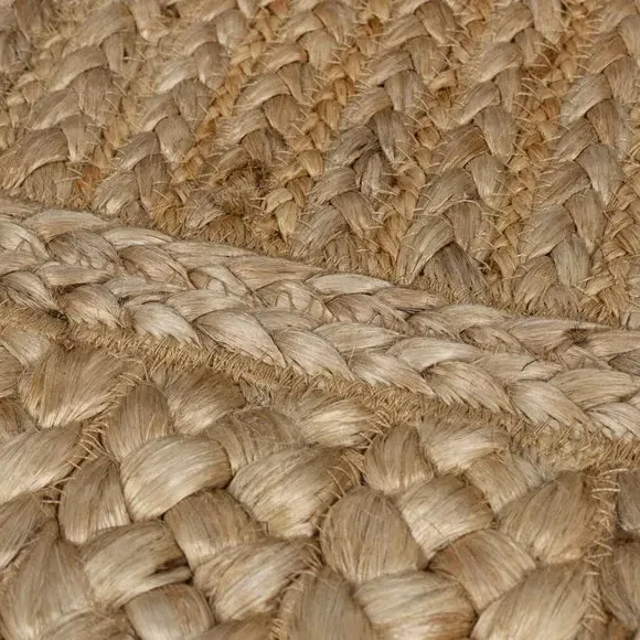 Braided Border Rug - Natural, Jute