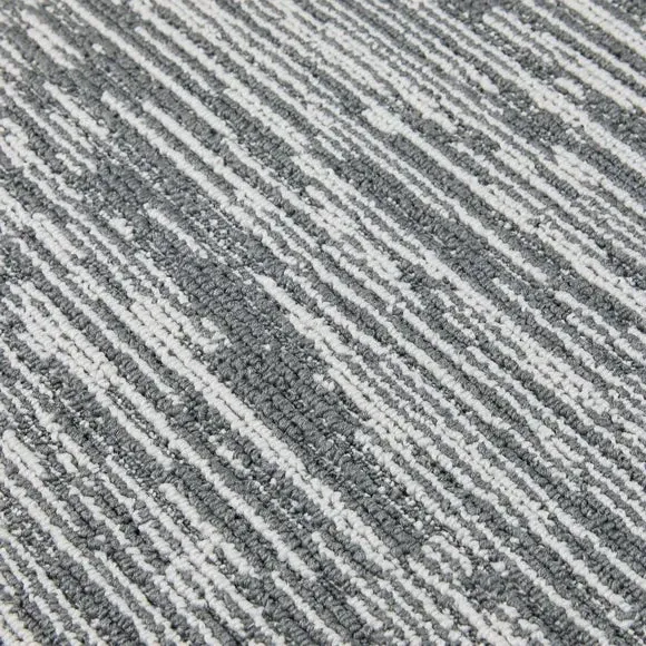 Broken Stripe Utility Mat - Grey