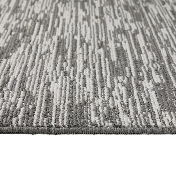 Broken Stripe Utility Mat - Grey