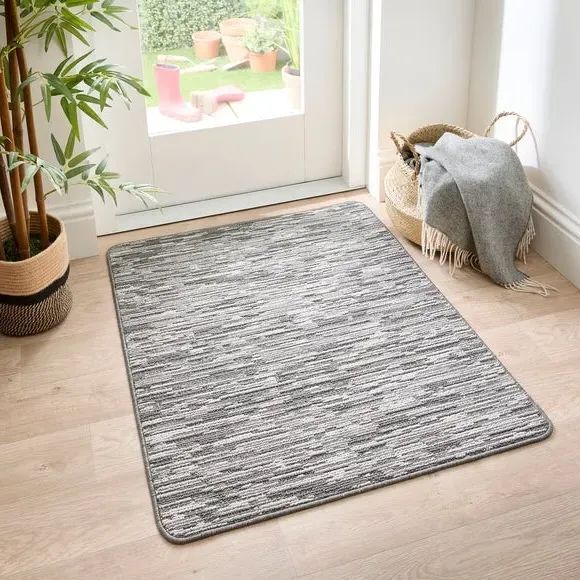 Broken Stripe Utility Mat - Grey image