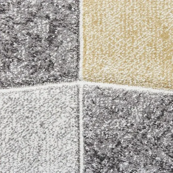 Brooklyn Heat Set Frieze Rug - Yellow